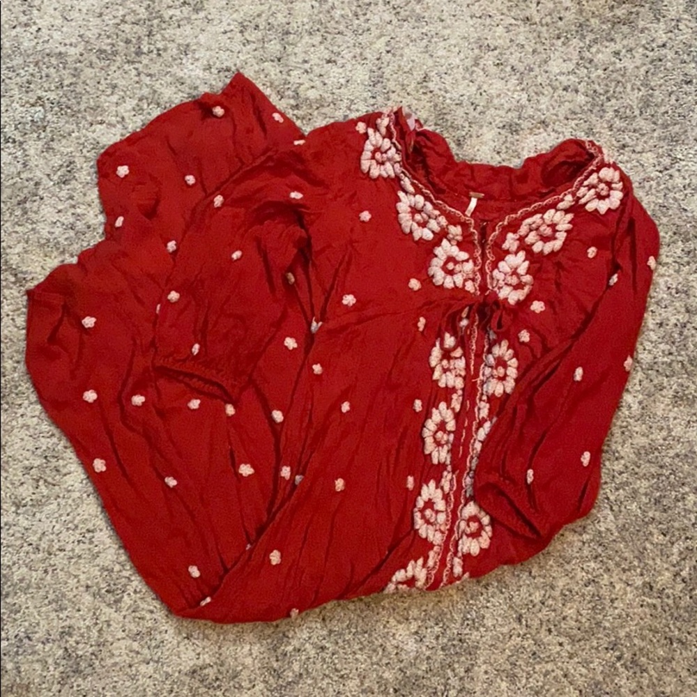 Free People Embroidered Dress